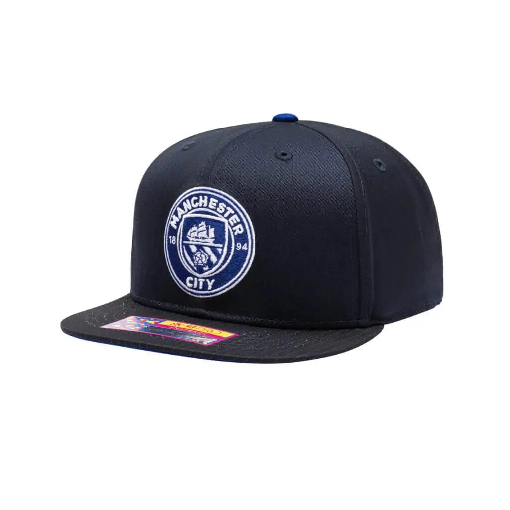 Fan Ink Collection Club Manchester City Graduate Snapback Hat - Image 2