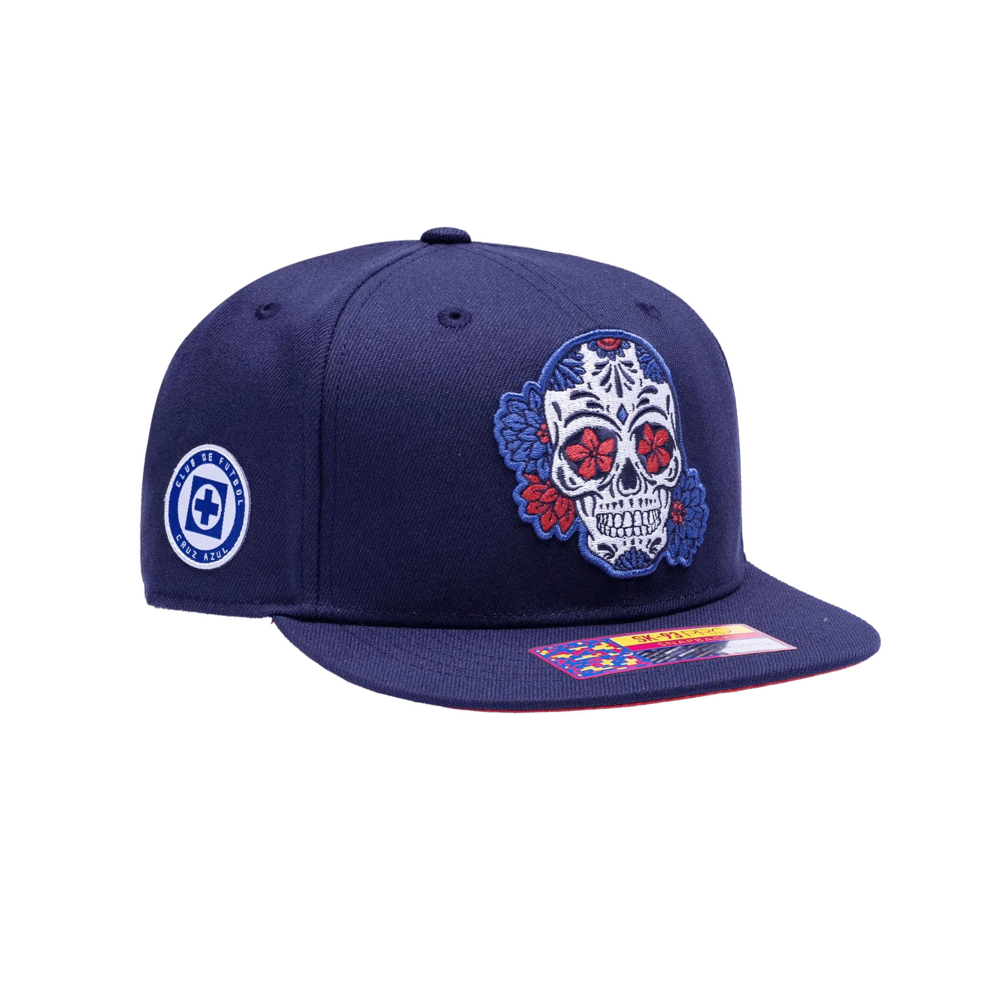 Fan Ink Collection Cruz Azul Me Da Mi Calaverita Snapchat Hat - Image 3