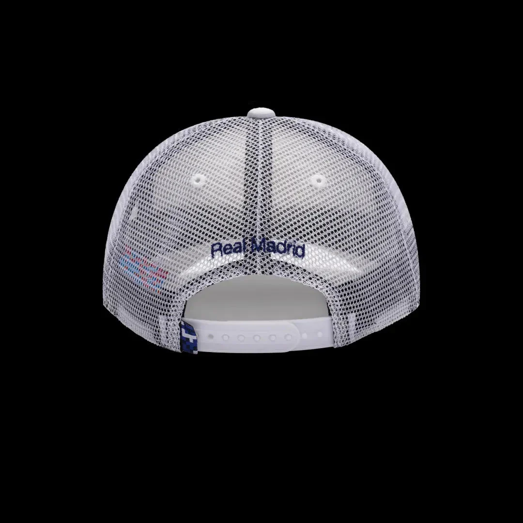 Fan Ink Collection Real Madrid Atmosphere Trucker Hat - White - Image 2