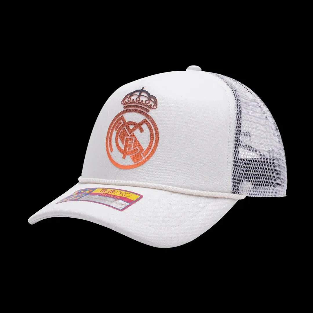 Fan Ink Collection Real Madrid Atmosphere Trucker Hat - White - Image 3