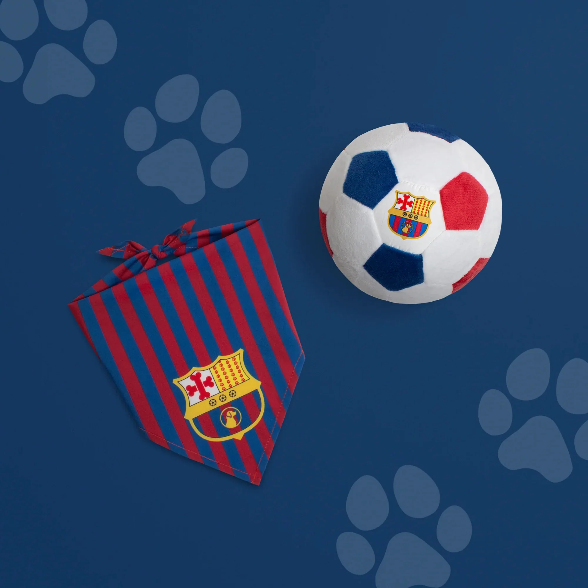 Floofball Barkcelona Plush Soccer Ball - Dog Toy - Image 5