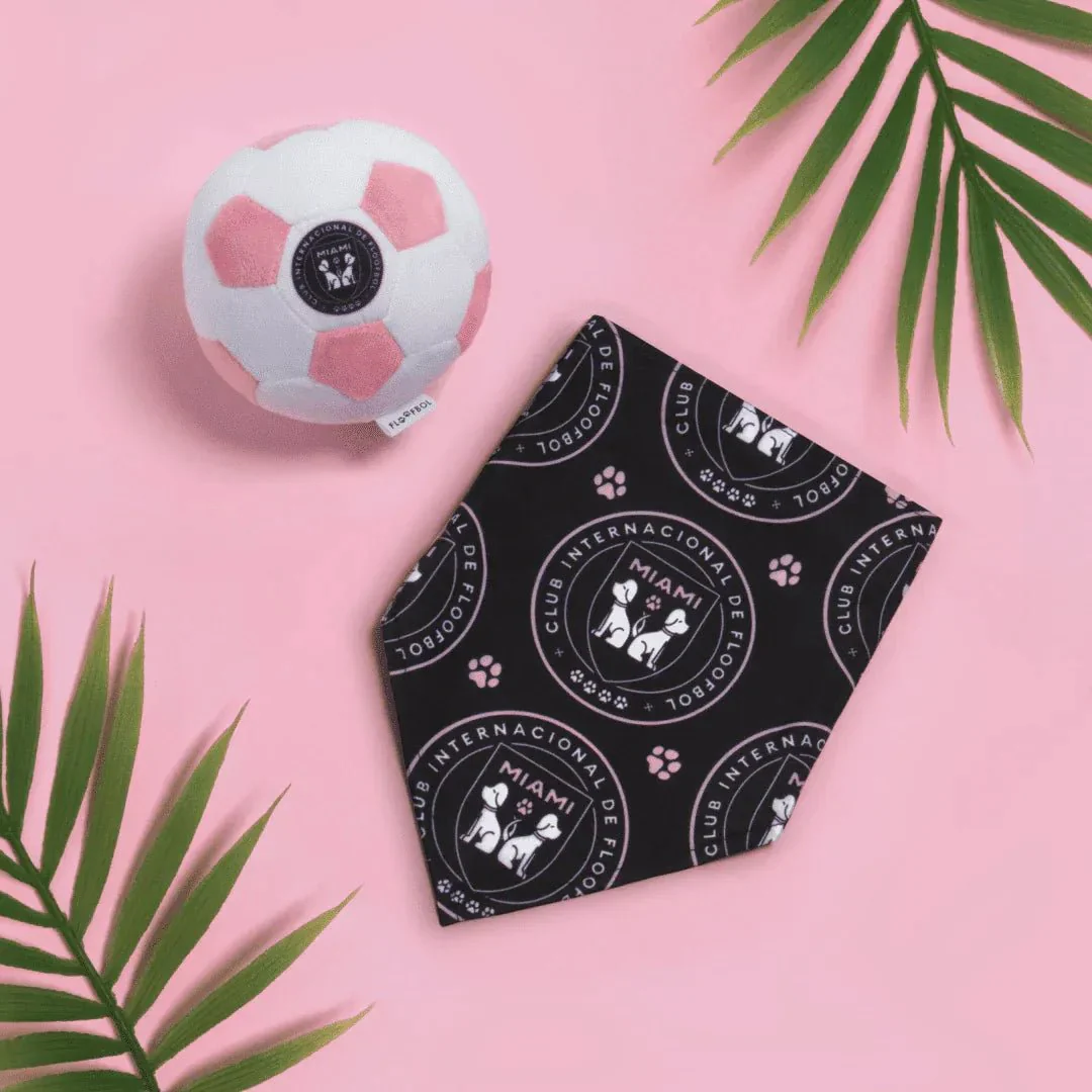 Floofball Miami Plush Large (7.5"x7.5") Soccer Ball - Dog Toy - Image 5