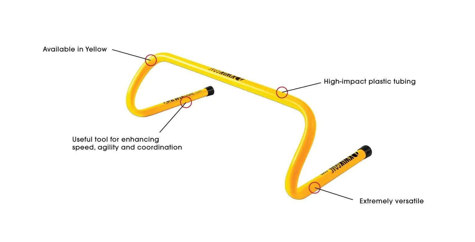 Kwik Goal 6" Hurdles Single (Yellow) - Image 4