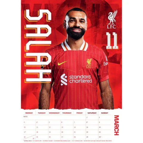 Liverpool 2025 Official Calendar - Image 2
