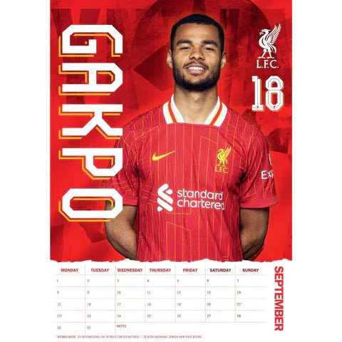 Liverpool 2025 Official Calendar - Image 3