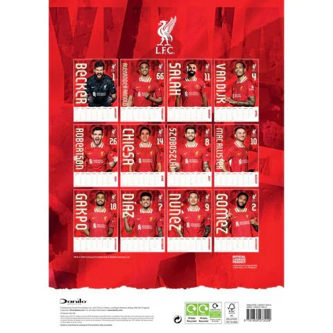 Liverpool 2025 Official Calendar - Image 4