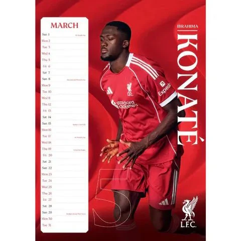Liverpool 2026 Official Calendar - Image 2