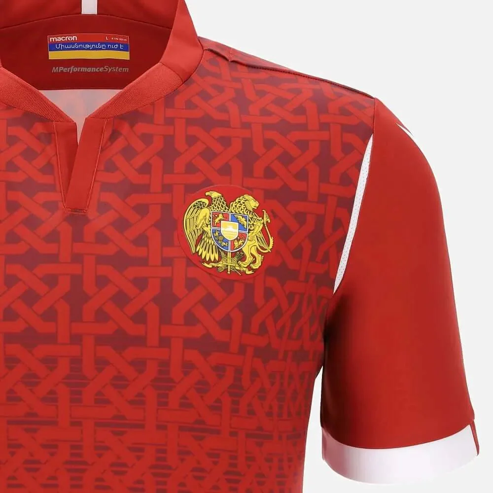 Macron 2022-24 Armenia Men's Authentic Home Jersey - Image 4