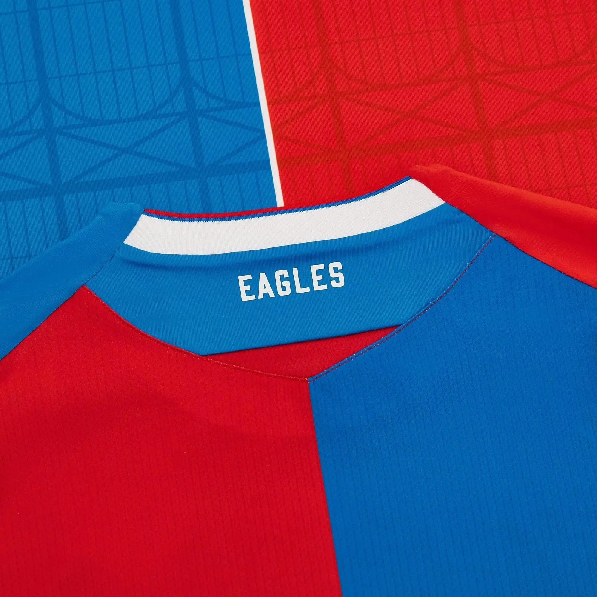 Macron 2023-24 Crystal Palace Men's Authentic Home Jersey - Image 3