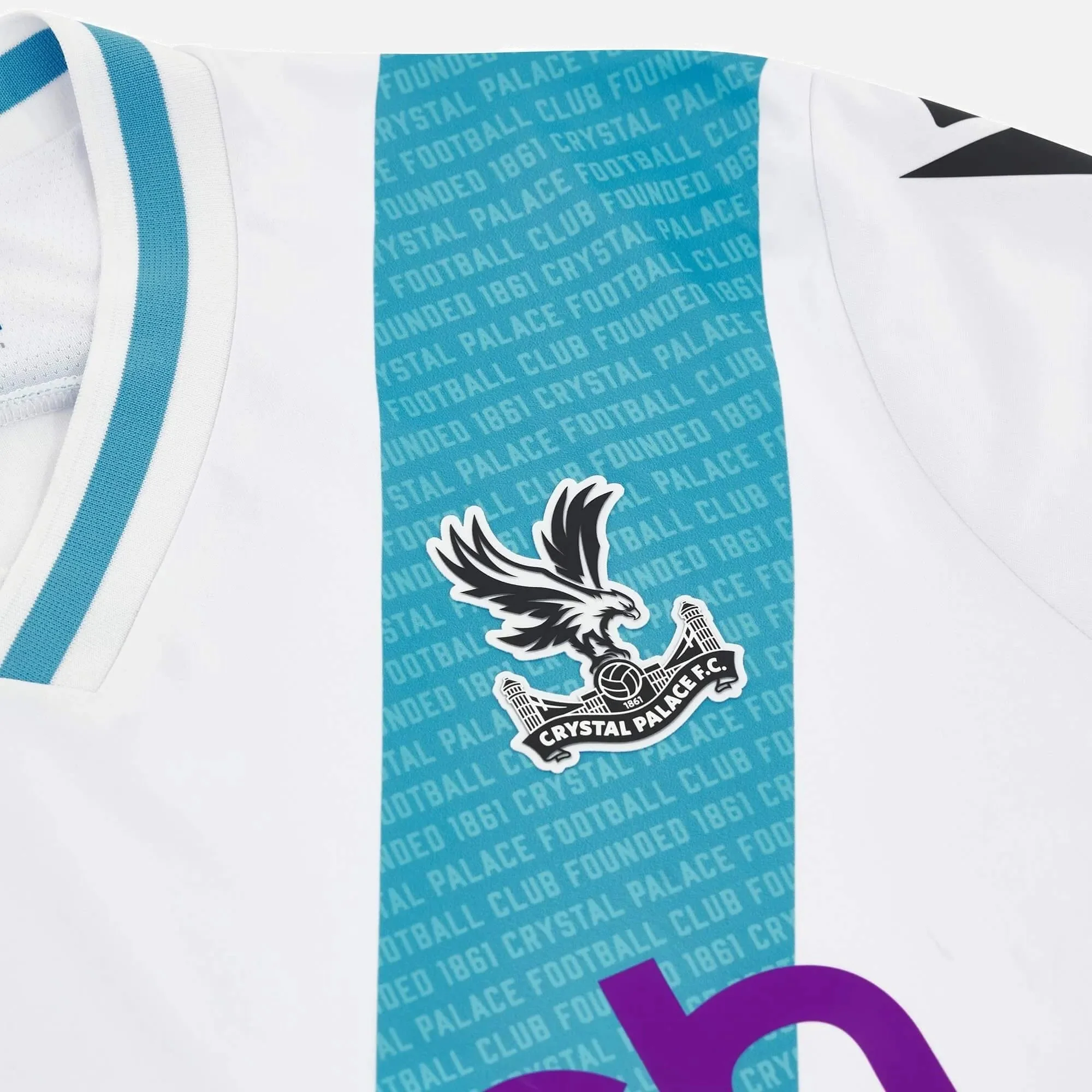 Macron 2023-24 Crystal Palace Authentic Men's Away Jersey - Image 4