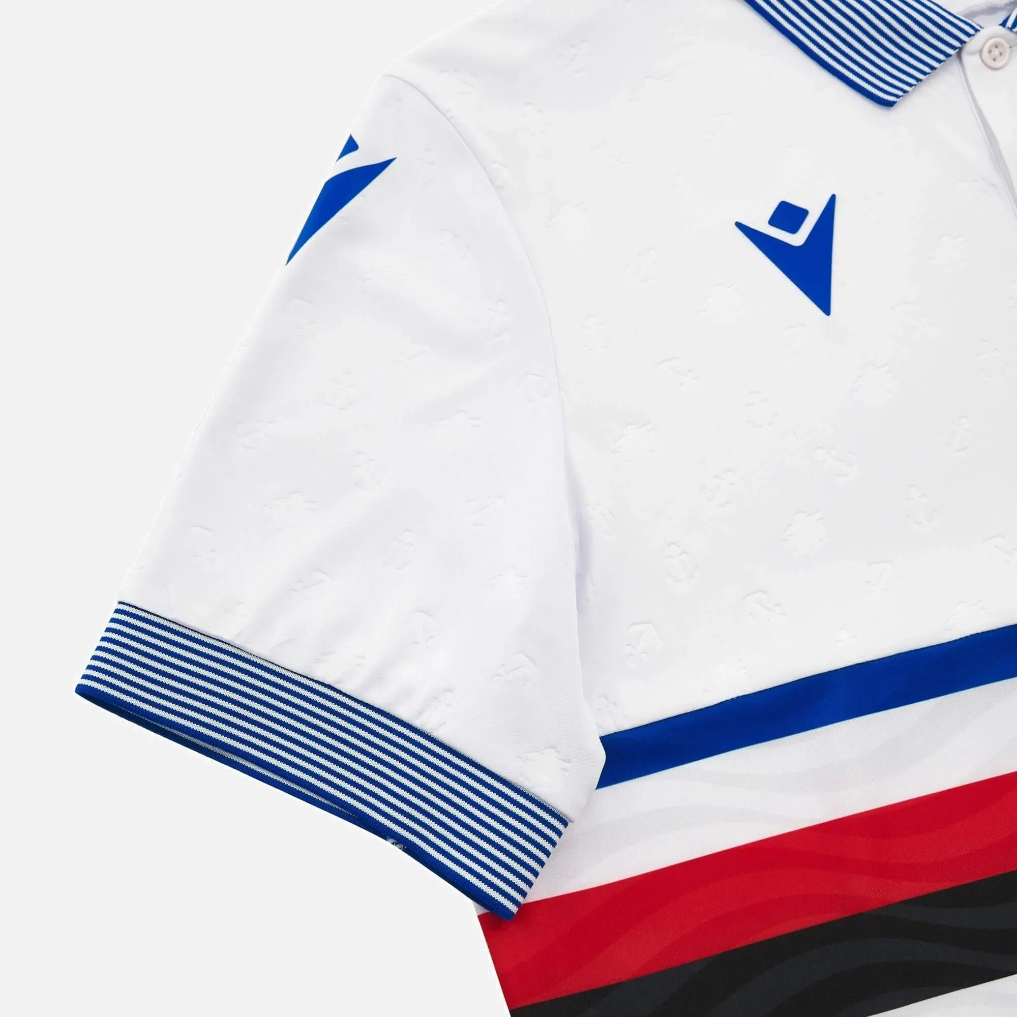 Macron 2023-24 Sampdoria Men's Authentic Away Jersey - Image 4