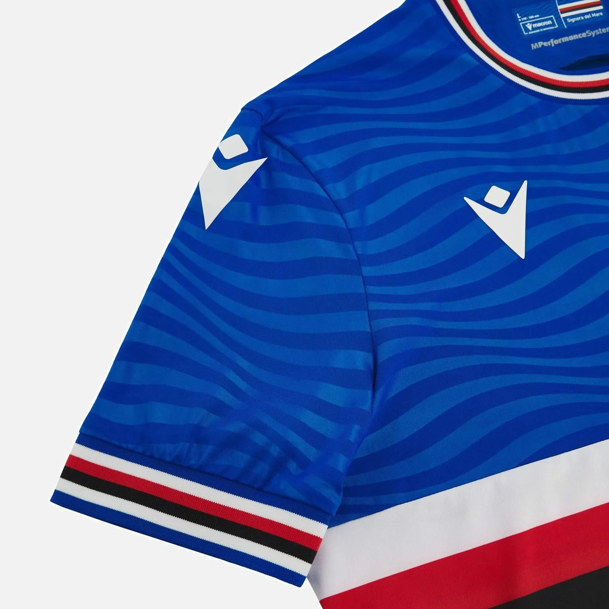 Macron 2023-24 Sampdoria Men's Authentic Home Jersey - Image 5