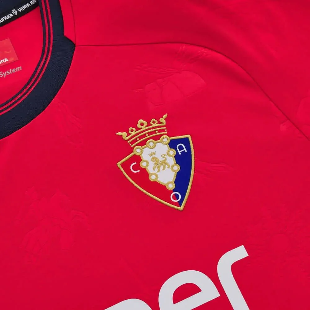 Macron 2024-25 Osasuna Men's Authentic Home Jersey - Image 3