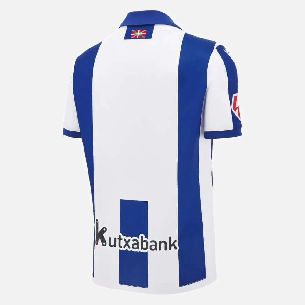Macron 2024-25 Real Sociedad Men's Authentic Home Jersey - Image 2