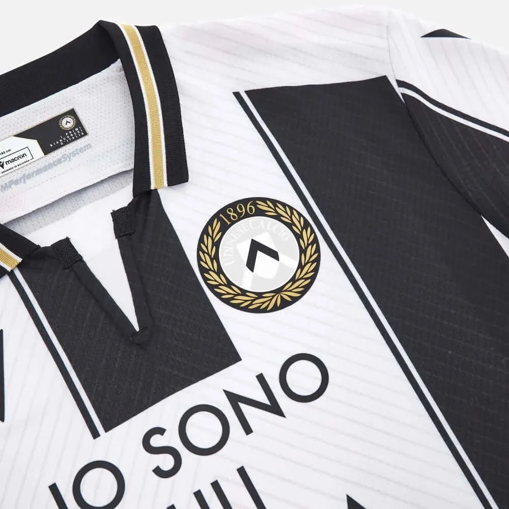 Macron 2024-25 Udinese Calcio Men's Authentic Home Jersey - Image 3