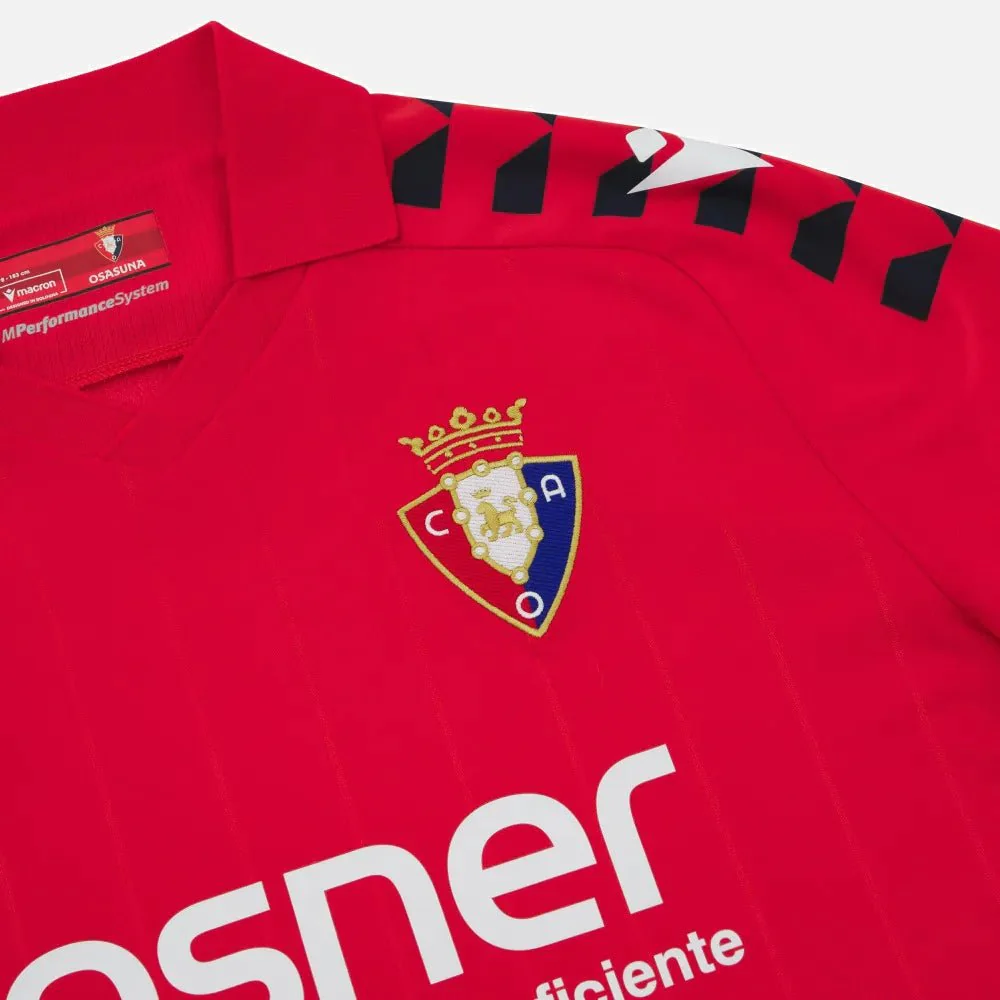 Macron 2025-26 Osasuna Men's Authentic Home Soccer Jersey - Image 3