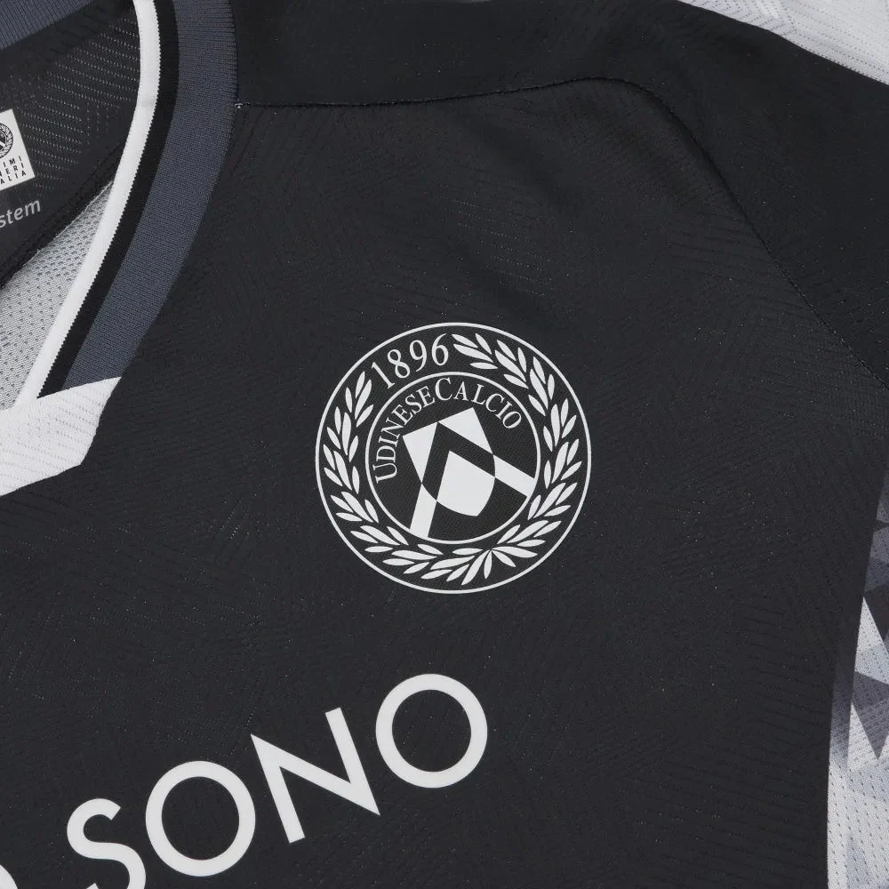 Macron 2025-26 Udinese Men's Authentic Home Soccer Jersey - Image 3