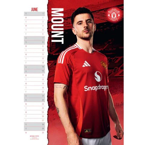 Manchester United 2025 Official Calendar - Image 2