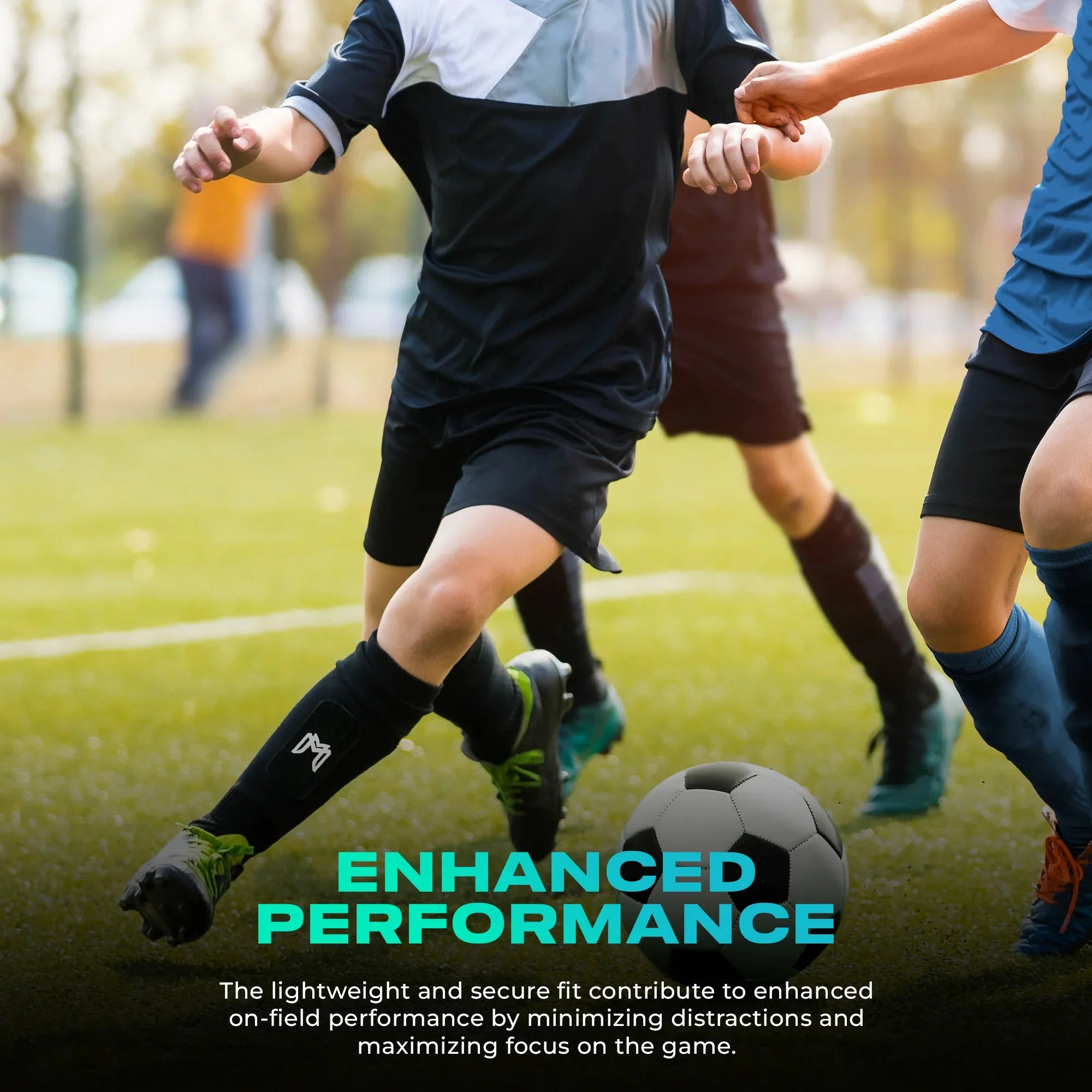 MEDICAPTAIN Mini Shin Pad Sleeves With Build In Shin Guards - Image 5
