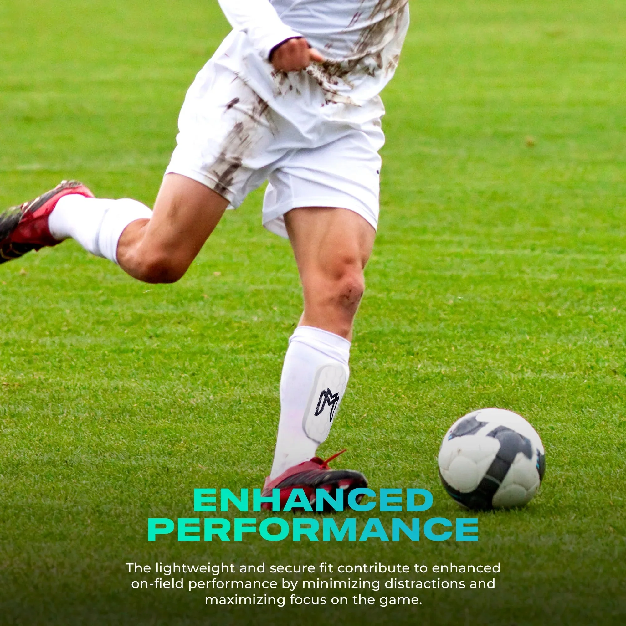 MEDICAPTAIN Mini Shin Pad Sleeves With Built In Shin Guards - Image 4