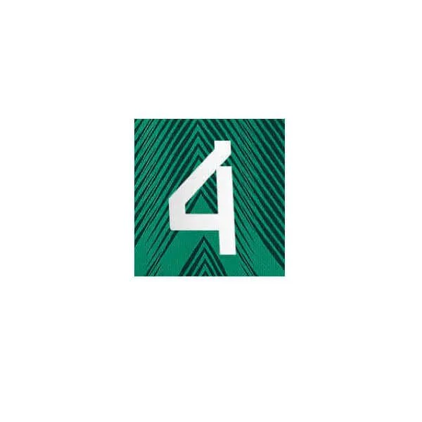 Mexico 2022-23 Home E. Alvarez #4 Youth Jersey Name Set - Image 2