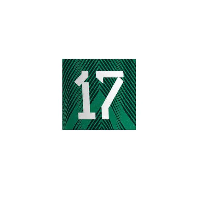 Mexico 2022-23 Home Jesus C. #17 Youth Jersey Name Set - Image 2