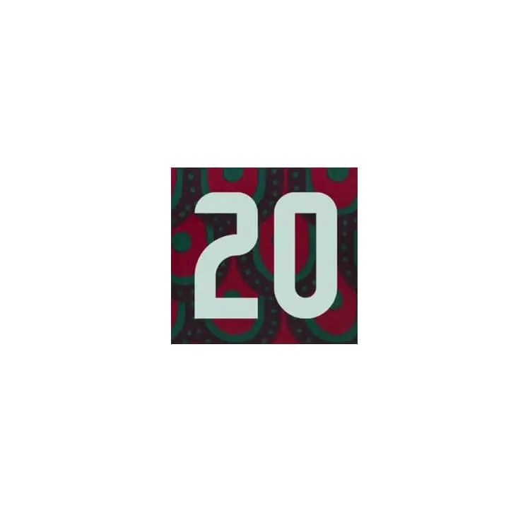 Mexico 2024/25 Home H. Martin #20 Jersey Name Set - Image 2