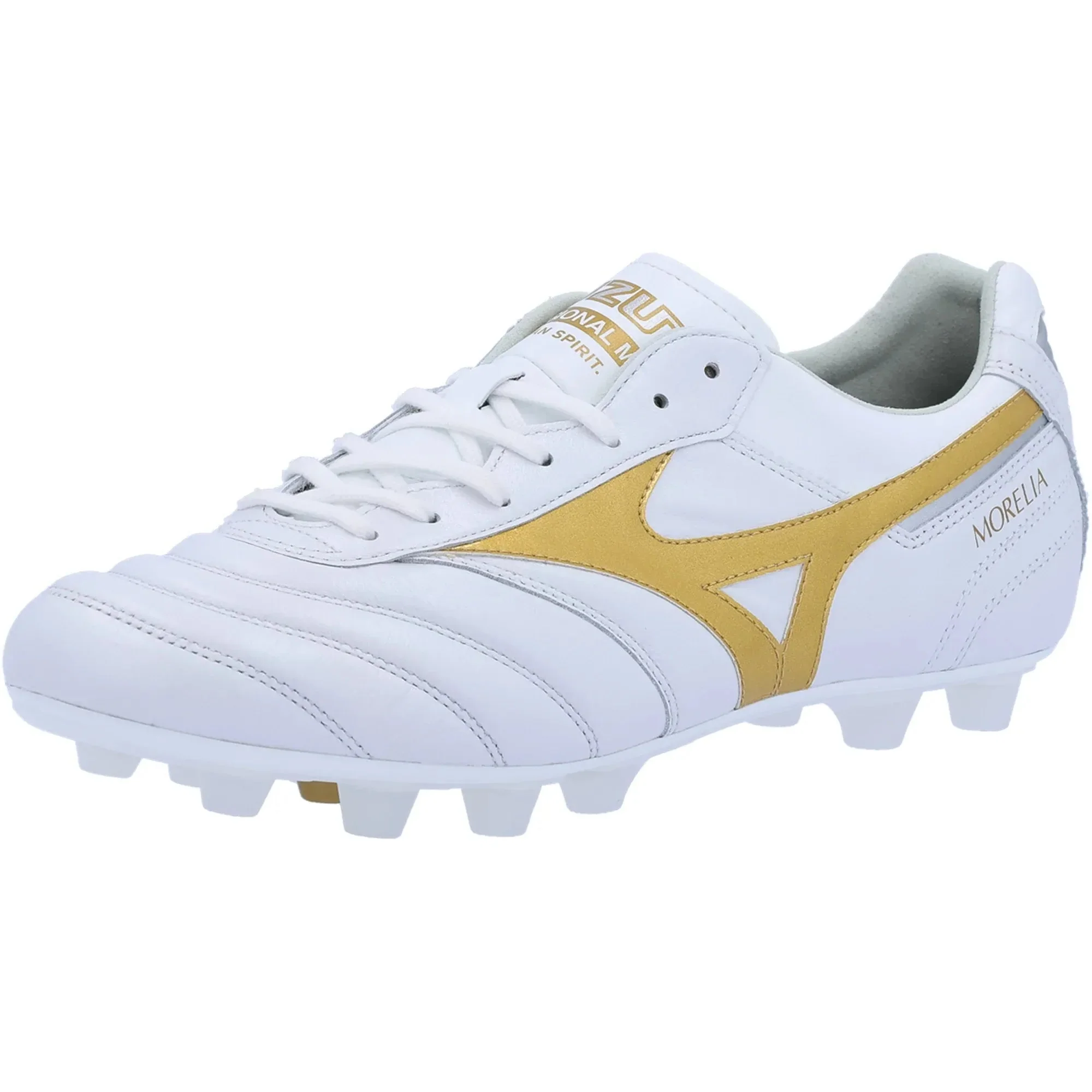 Mizuno Morelia II Made in Japan Firm Ground Soccer Cleats- Bright Gold Pack (SP26) - Image 3