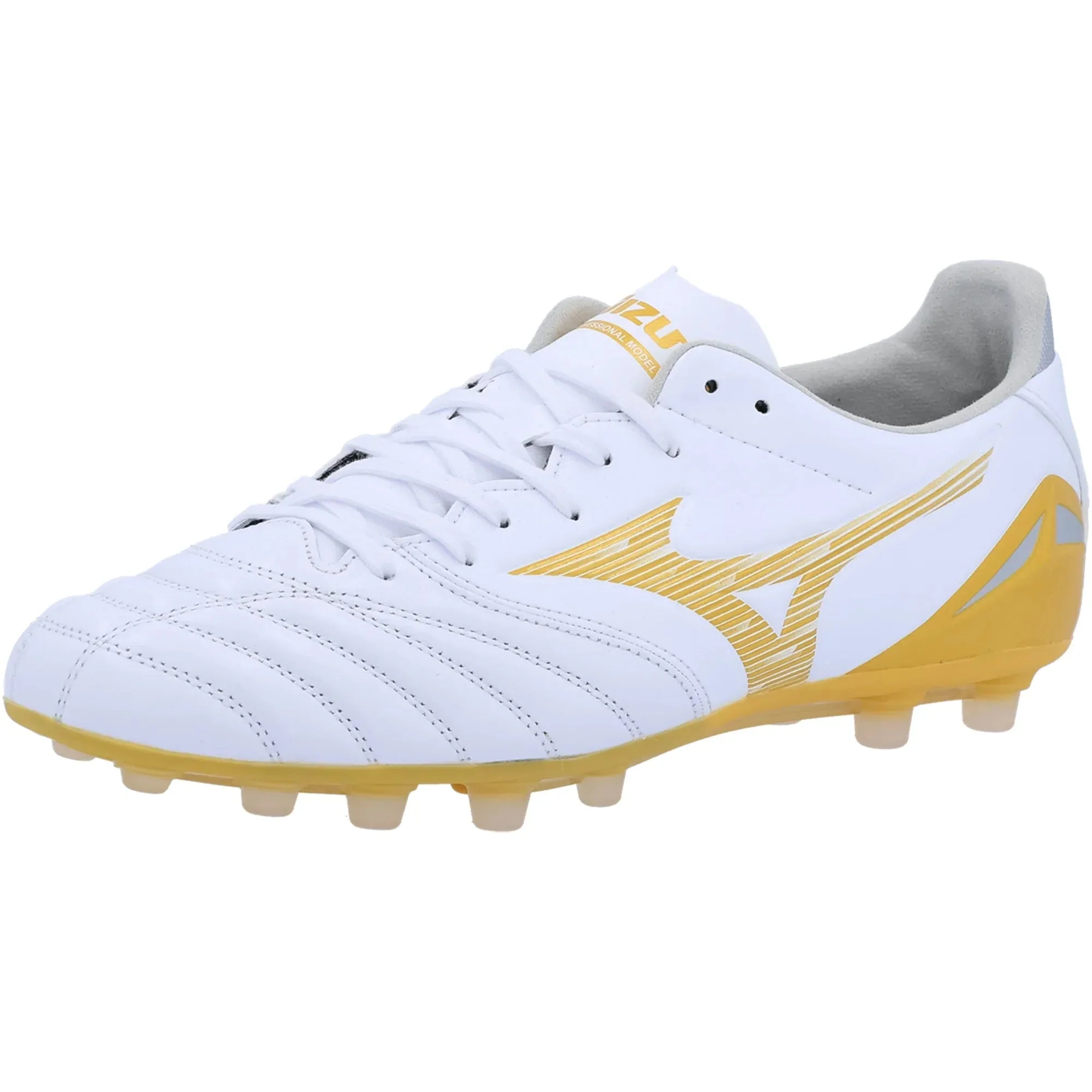 Mizuno Morelia Neo IV Pro Artificial Grass Soccer Cleats - Bright Gold Pack (SP26) - Image 3