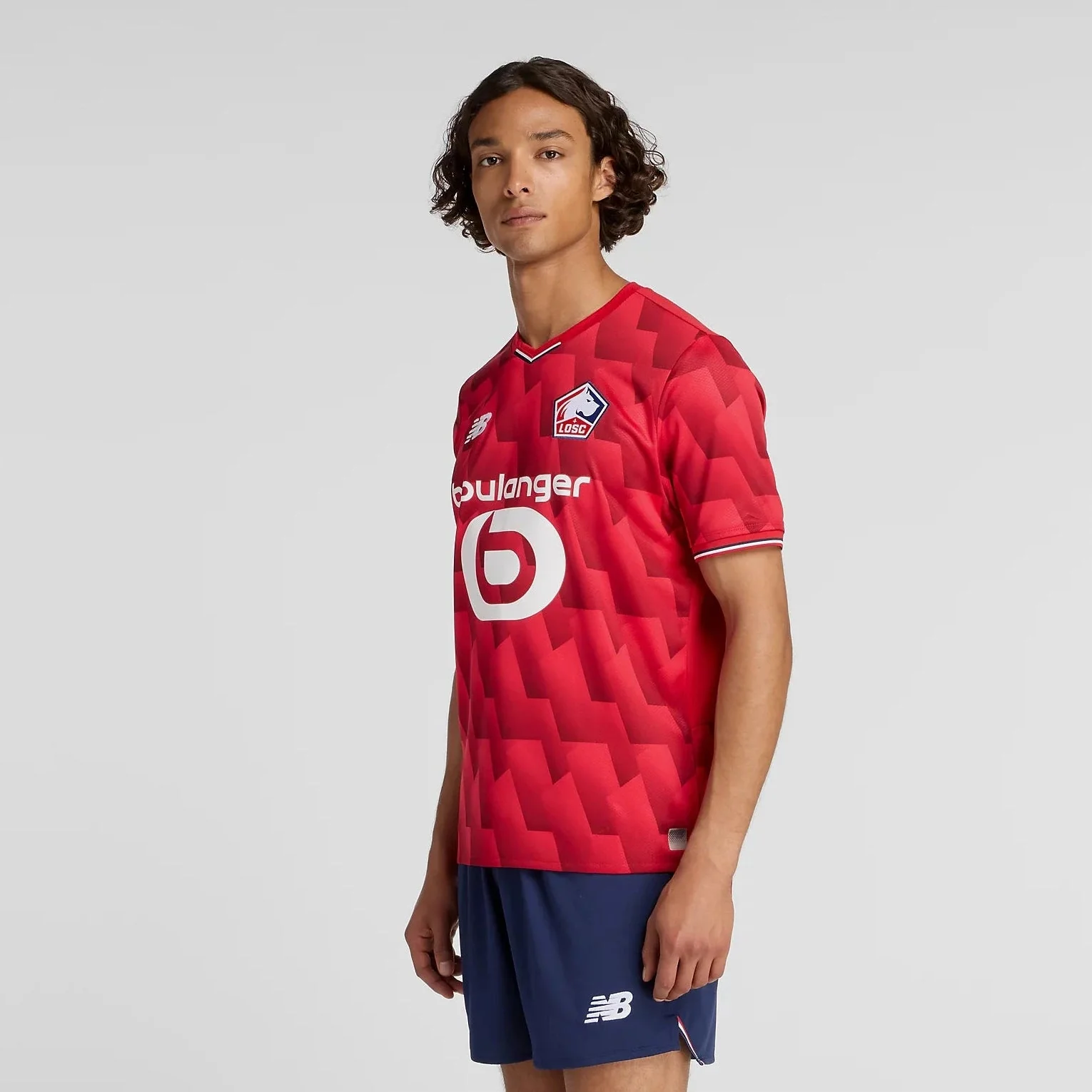 New Balance 2025-26 Lille Men's Stadium Home Soccer Jersey - Image 2