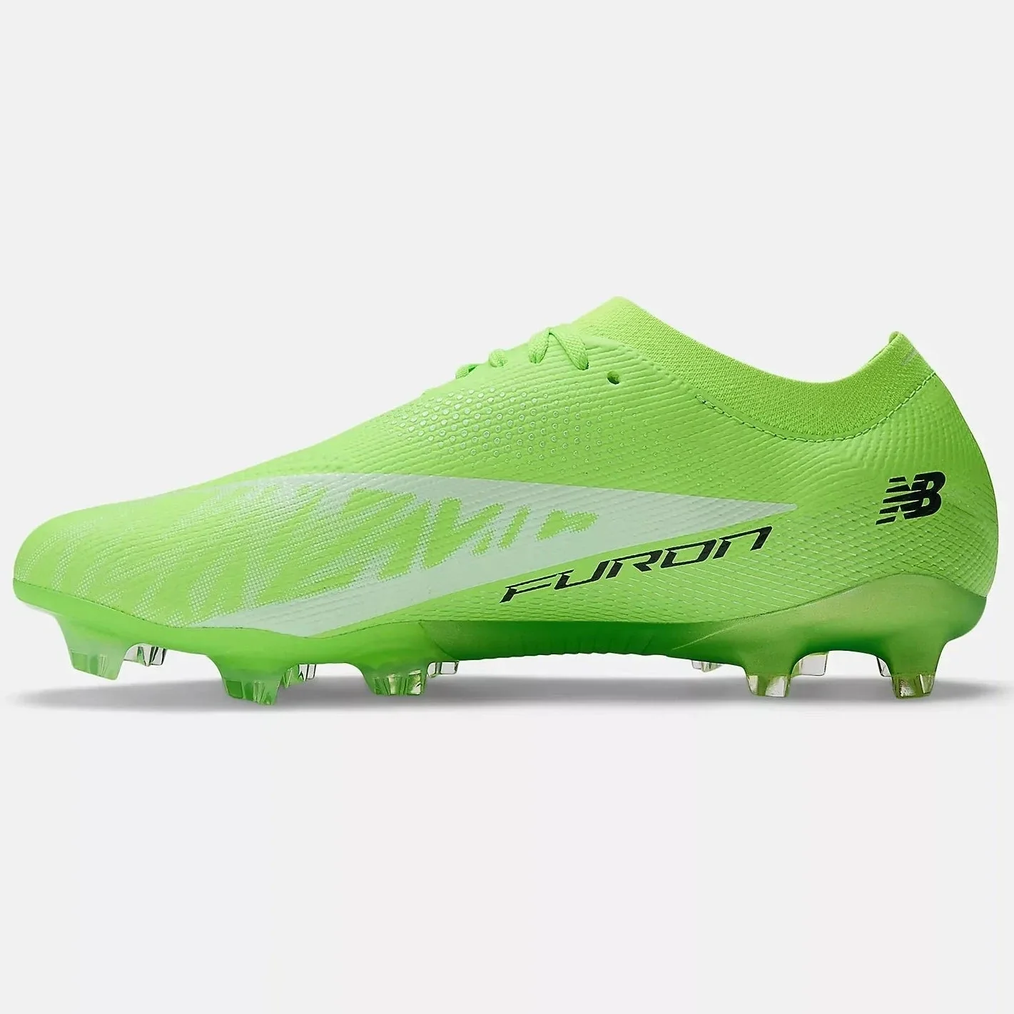 New Balance Furon Elite V8 2E Wide Firm Ground Soccer Cleats - Lime Light Pack (FA25) - Image 2
