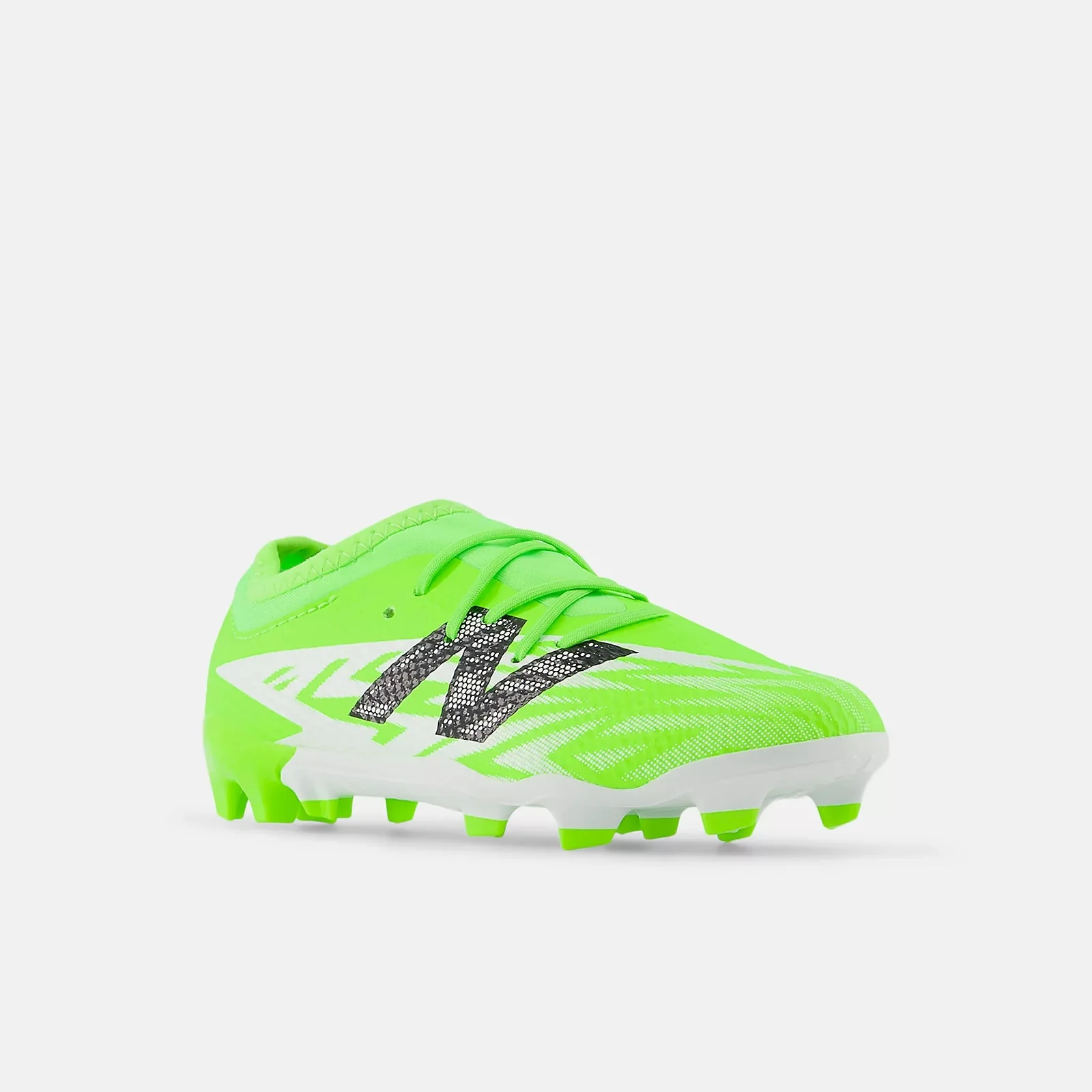 New Balance Junior Furon Team V8 Wide Firm Ground Soccer Cleats - Lime Light Pack (FA25) - Image 3