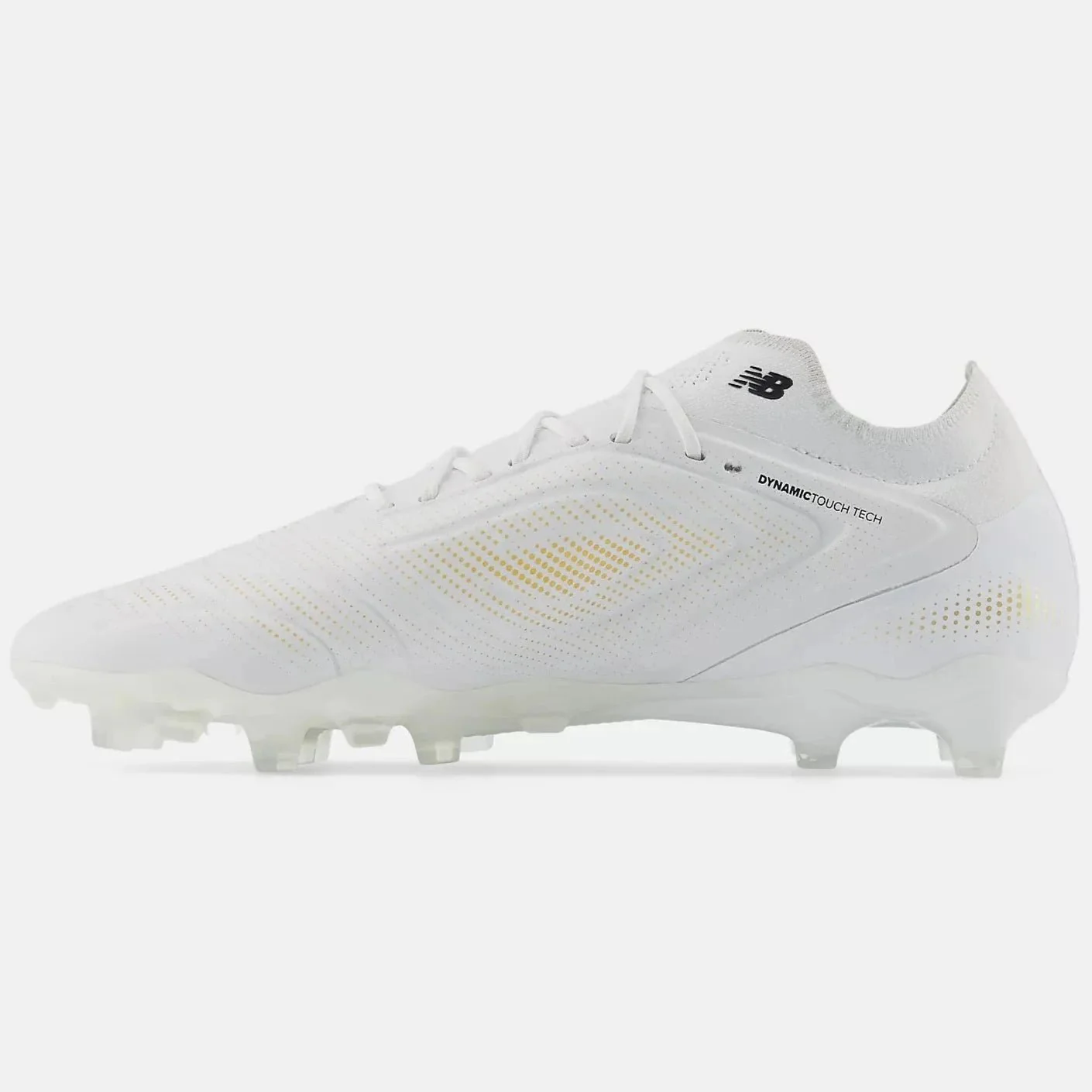 New Balance Tekela Elite Low Laced V5 2E Wide Firm Ground Soccer Cleats-White Pack (FA25) - Image 2