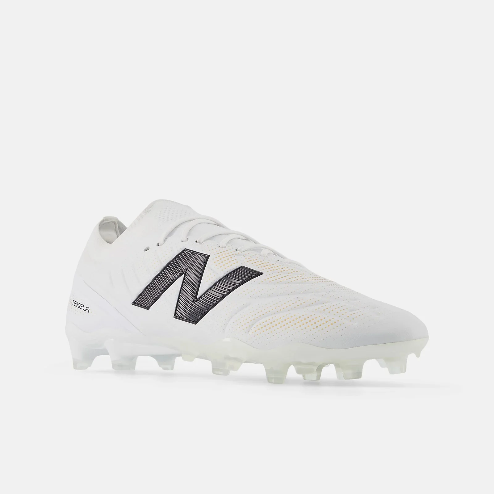 New Balance Tekela Elite Low Laced V5 2E Wide Firm Ground Soccer Cleats-White Pack (FA25) - Image 3