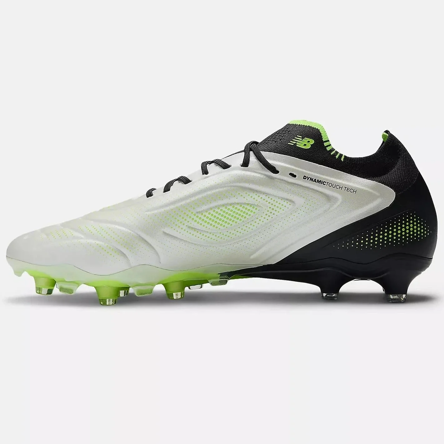 New Balance Tekela Elite Low Laced V5 2E Wide Firm Ground Soccer Cleats - Lime Light Pack (FA25) - Image 2