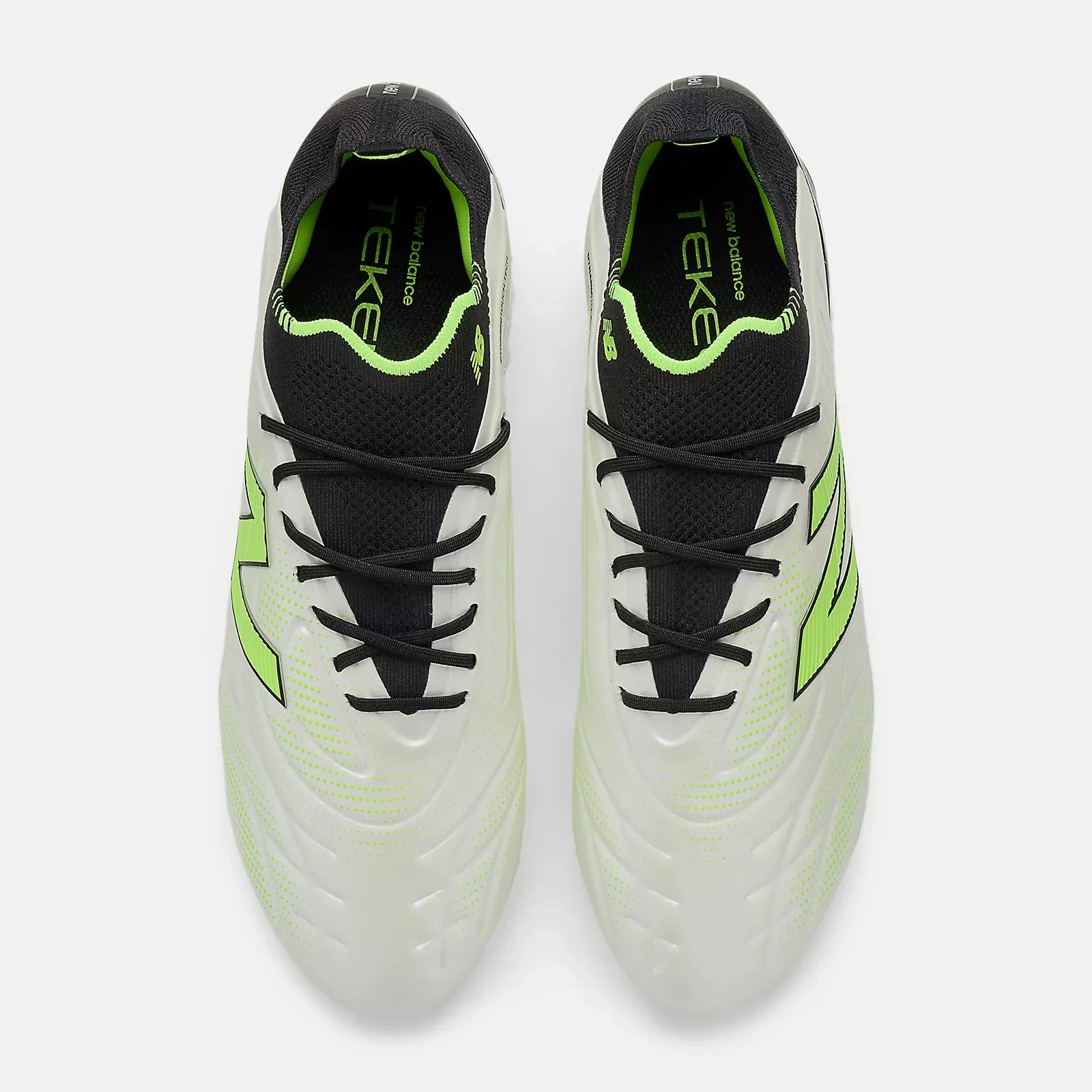 New Balance Tekela Elite Low Laced V5 2E Wide Firm Ground Soccer Cleats - Lime Light Pack (FA25) - Image 4