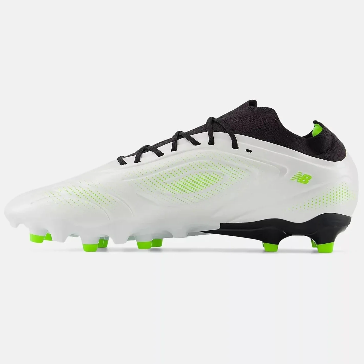 New Balance Tekela Team Low Laced V5 2E Wide Firm Ground Soccer Cleats - Lime Light Pack (FA25) - Image 2