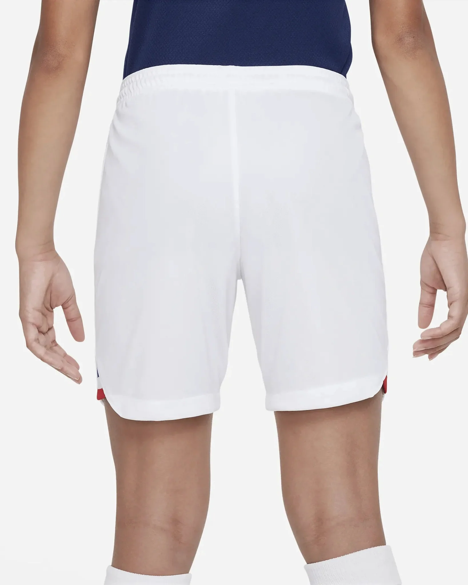 Nike 2022-23 France Youth Stadium Home Shorts - Image 2