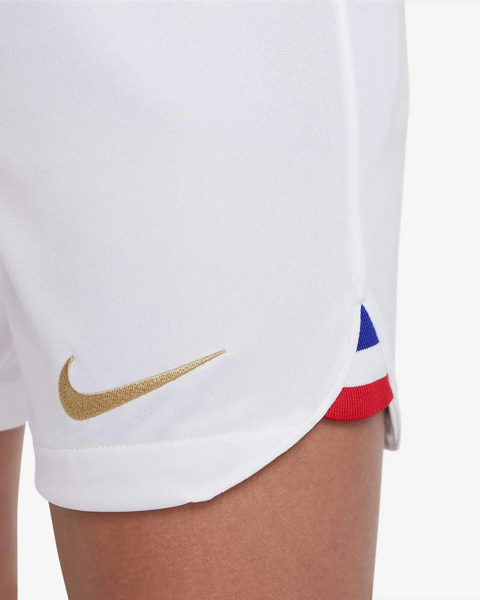 Nike 2022-23 France Youth Stadium Home Shorts - Image 4