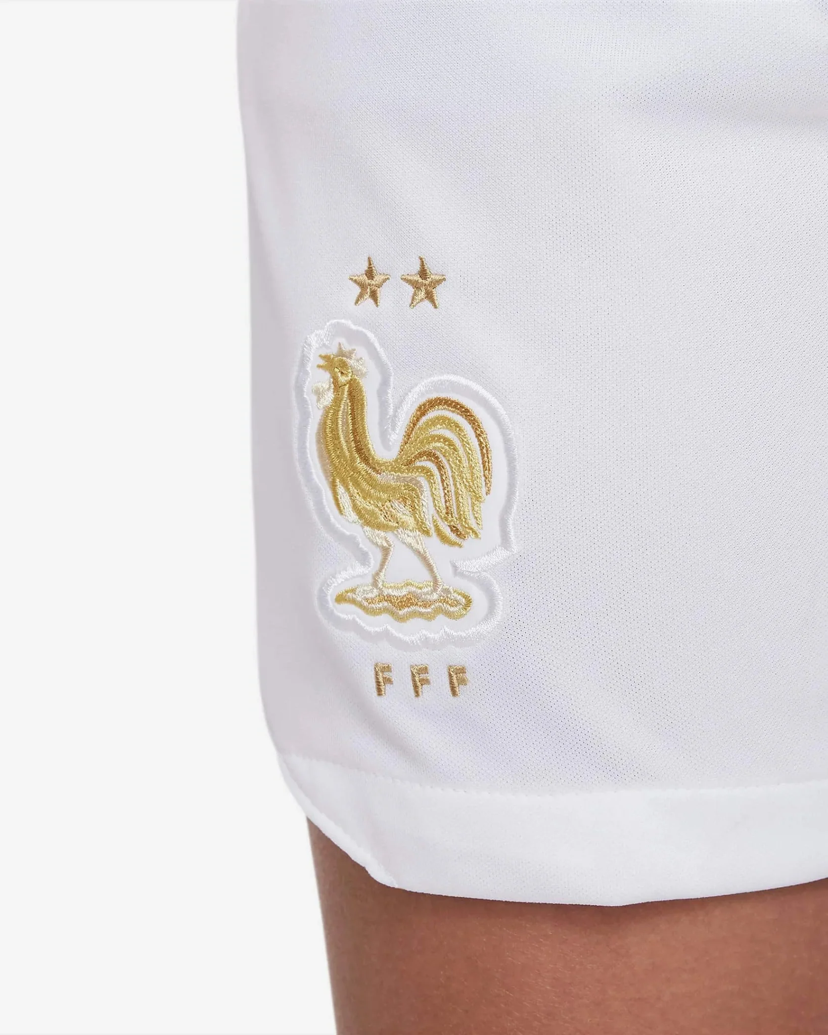 Nike 2022-23 France Youth Stadium Home Shorts - Image 5
