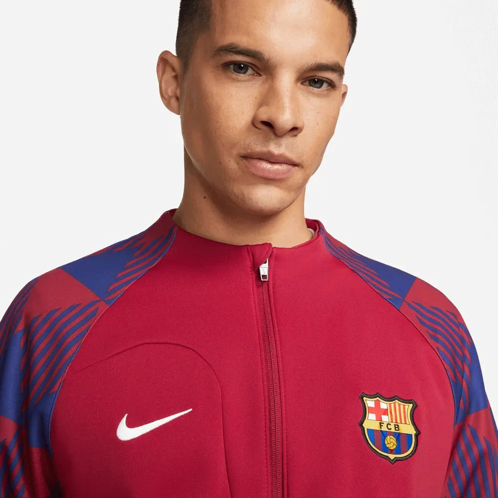 Nike 2023-24  Barcelona Anthem Jacket - Noble Red - Image 3