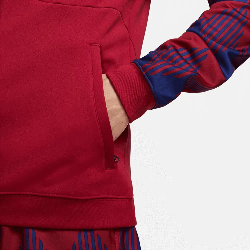 Nike 2023-24  Barcelona Anthem Jacket - Noble Red - Image 5