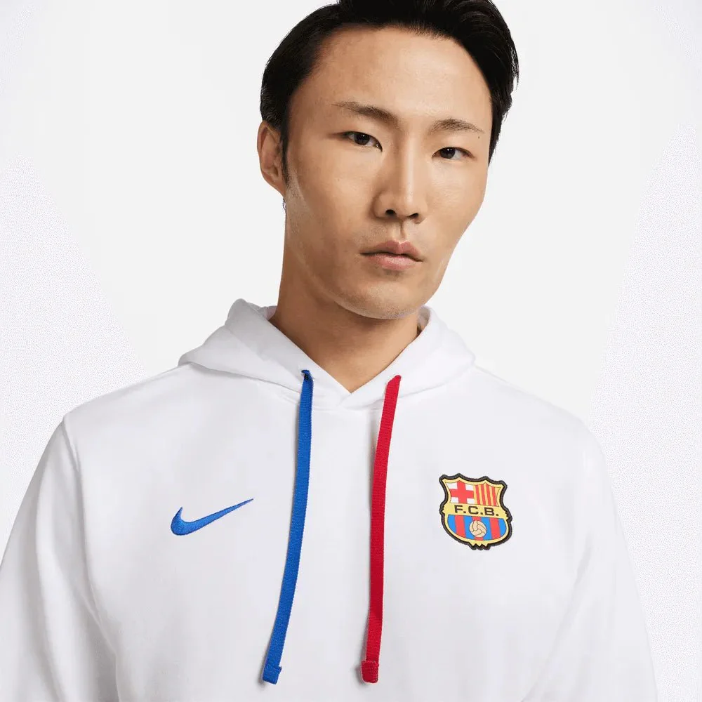 Nike 2023-24 Barcelona Men's Club Fleece Hoodie - Image 3