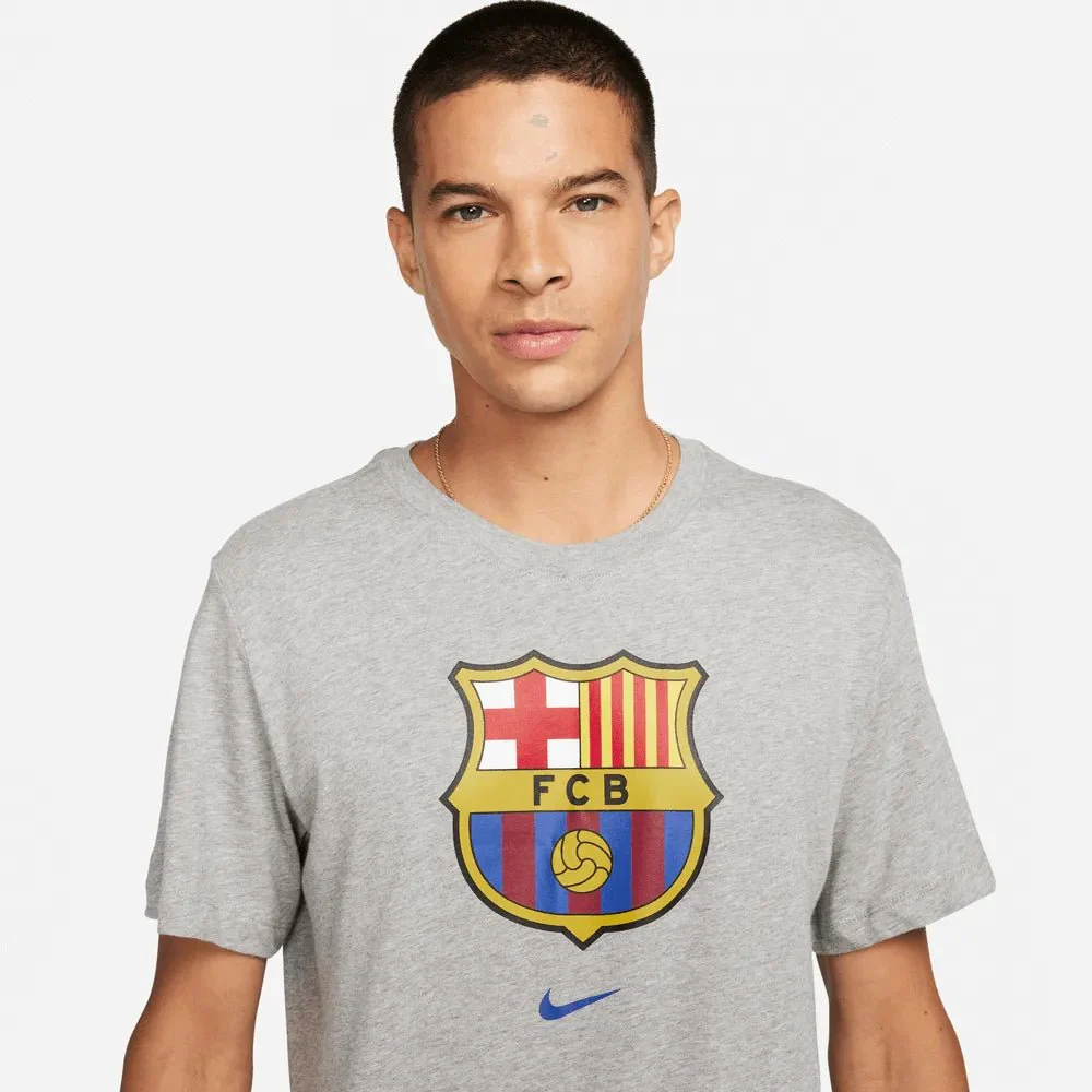 Nike 2023-24 Barcelona Men's Crest Tee - Image 3