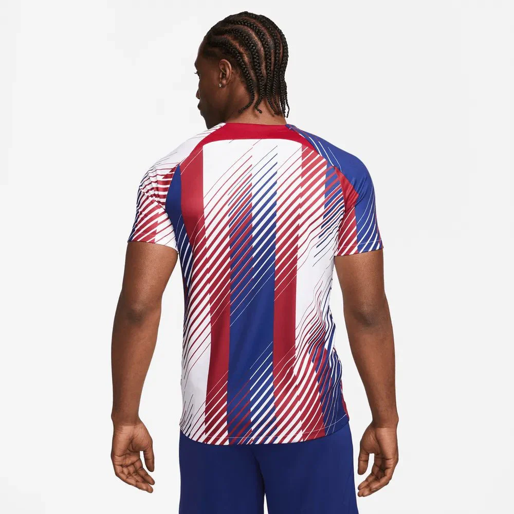 Nike 2023-24 Barcelona Men's Home Pre-Match Jersey - Image 2