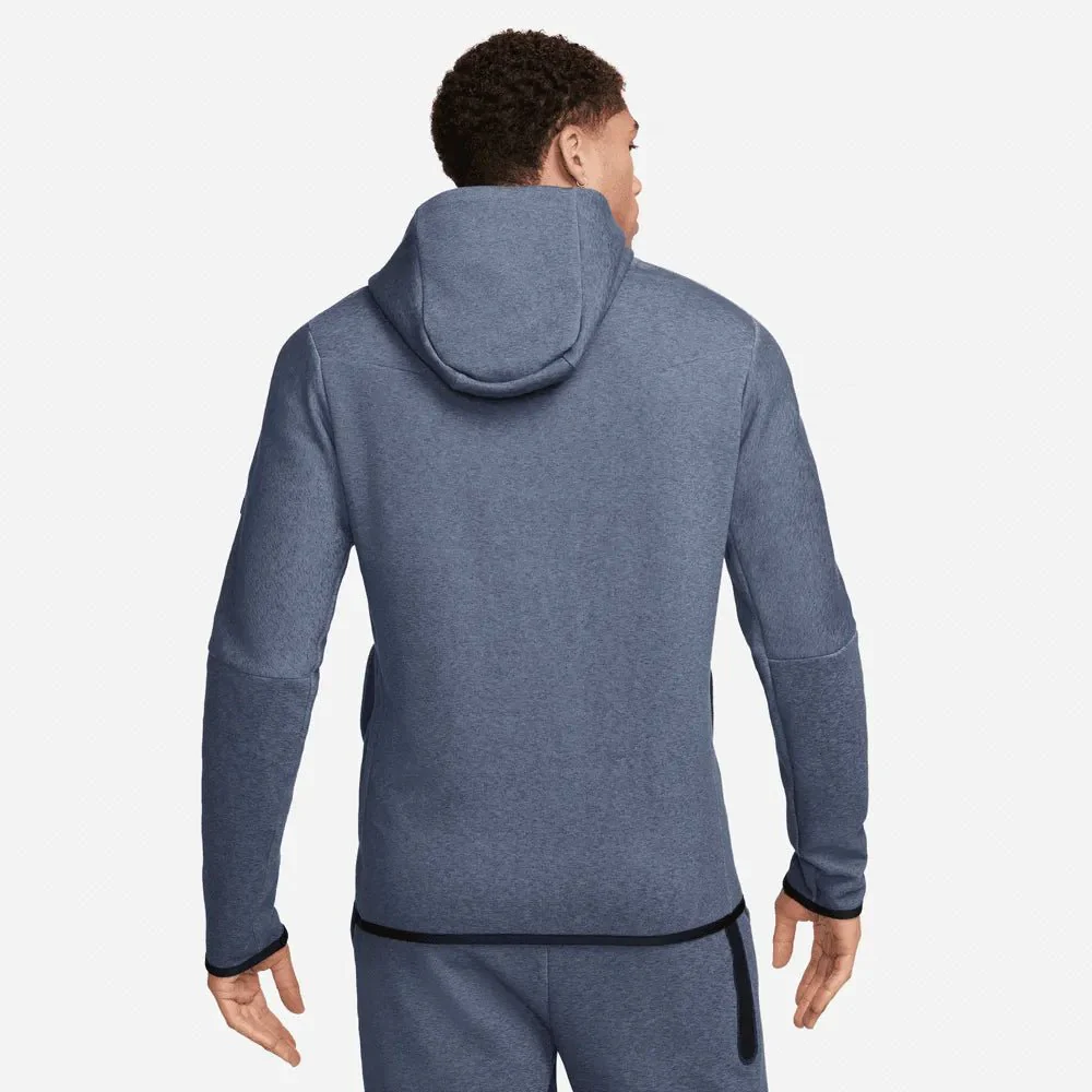 Nike 2023-24 Barcelona Men's NSW Techfleece Full Zip Hoodie - Image 2