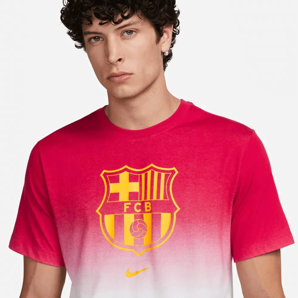 Nike 2023-24 Barcelona Men's SSL Crest Tee - Image 2
