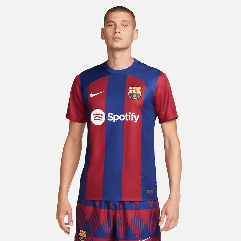 Nike 2023-24 Barcelona Men's Stadium Home Jersey - Image 2