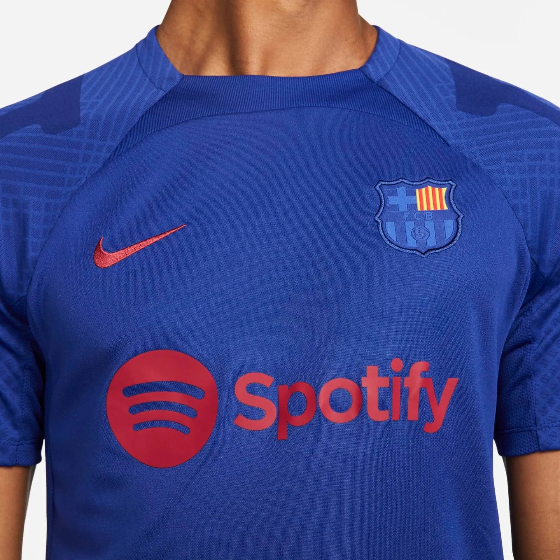 Nike 2023-24 Barcelona Men's Strike Short-Sleeve Top - Image 3