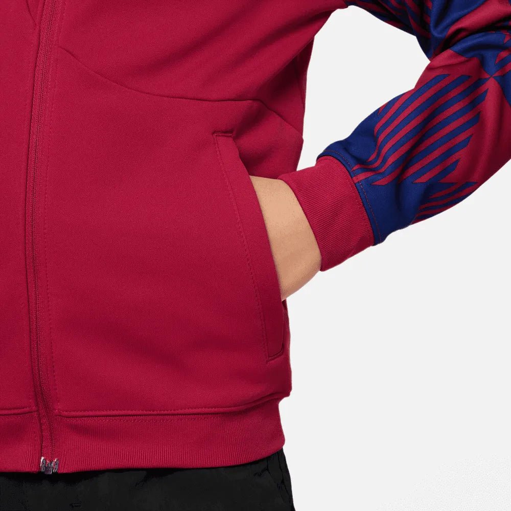 Nike 2023-24 Barcelona Youth Anthem Jacket - Noble Red - Image 6